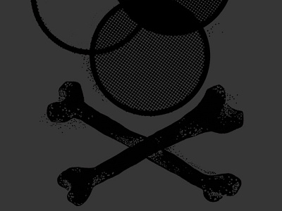 CMYX black bones cmyk design illustration pirate shirt shop store t shirt tee tshirt