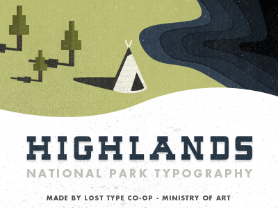 Highlands Typeface