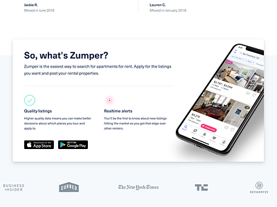 Zumper Homepage Iteration