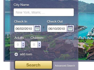 Fake Travel Company button helvetica purple ui