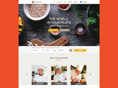 Personalised Food chef flat food image personalised plate startup visual