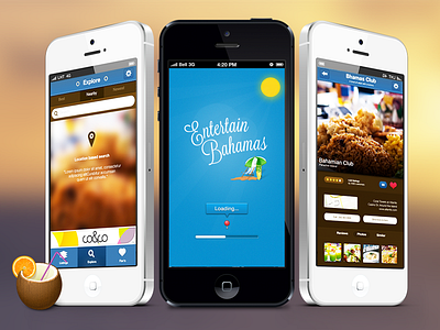 Entertain Bahamas - Location Based IOS App app bahamas entertainment food ios iphone 5 location party restaurants