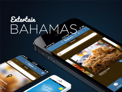 Entertain Bahamas bahamas chamalla deign entertain food ios iphone loading nagendra restaurants ui