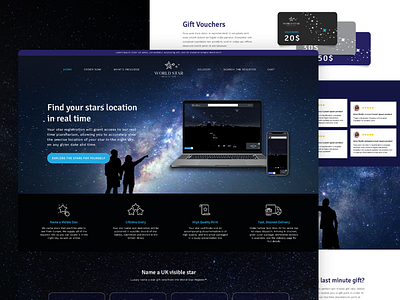 Choose Your Star - Landing Page Design