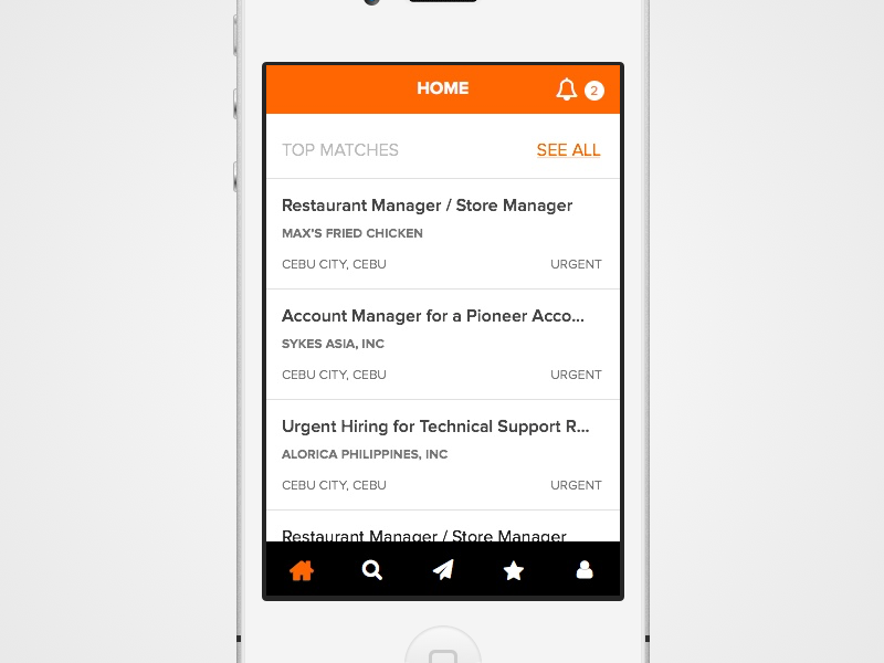 Job Search App by Emman Calabroso on Dribbble