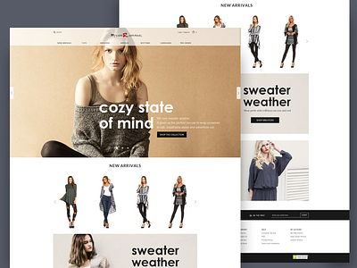 Myesper Apparel website ui user inteface ux web design website