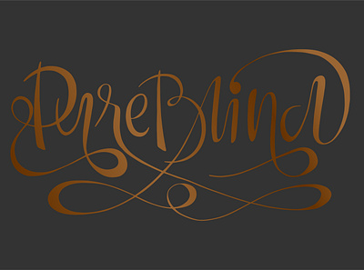 Pureblind handlettering design graphic art illustration ipad lettering procreate type typography
