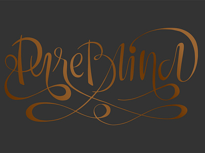 Pureblind handlettering