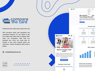 Compare The Card design logo ui ux vector web website