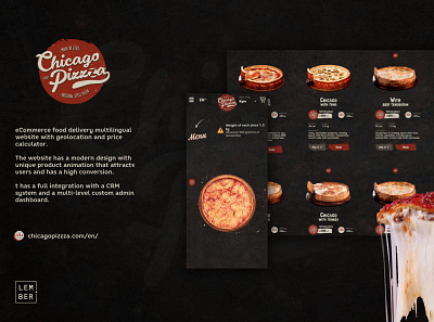 eCommerce food delivery website branding design graphic design logo ui ux web website