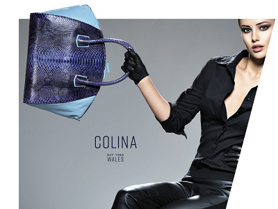 Colina Handbag Co. of Wales, UK branding editorial editorial layout fashion logo mockup print vogue