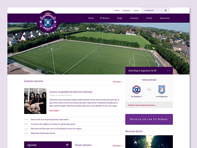 SV Bedum redesign soccer svbedum