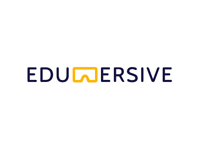 EDUMERSIVE brand education immersive logo mark reality virtual