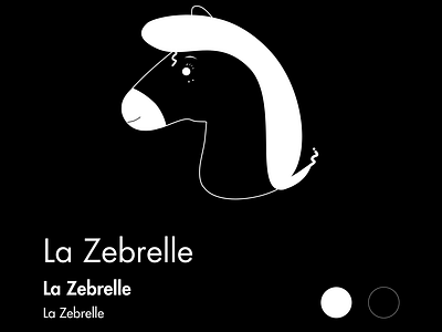 La Zebrelle | Black & White