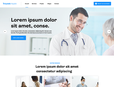 Medical landing page design icon logo ui uidesign ux web webdesign website