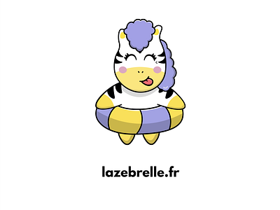 La Zébrelle at the pool