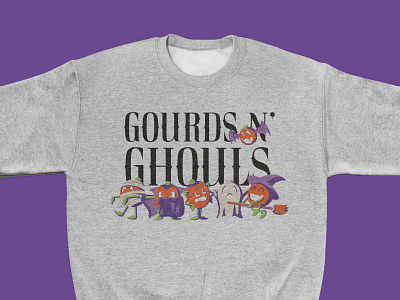 GPR :: October 2021 Crewneck 5k apparel athletics clothing competition ghouls graphic design halloween hoodie illustration lettering merch october pumpkin race recreation run seasonal seasons typography