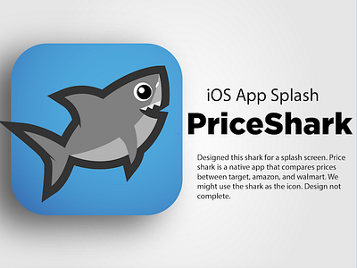 PriceShark happy shark ios page shark splash