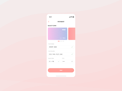 Daily UI 002 – credit card checkout concept