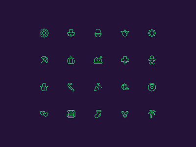 Seasonal Icons for Shipt