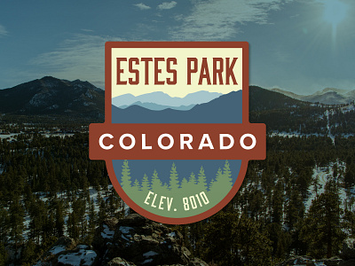 Estes Park Sticker campus fellowship illustration logo sticker