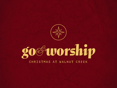 Go & Worship (Christmas 2020) branding logo typography