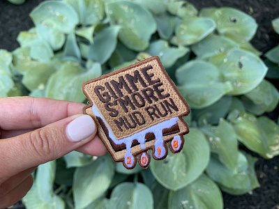 Gimme S'more Mud Run Patch (2018) illustration