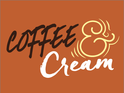 Coffee & Cream typographic