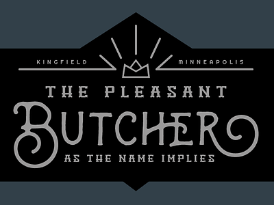 The Pleasant Butcher branding butcher identity logo meat minneapolis mpls naming