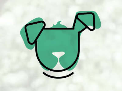 mark I did for a dog walking service dog happy intrigued logo mark minneapolis mpls