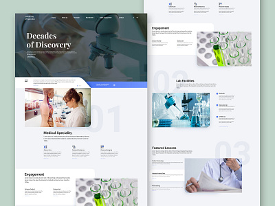 Medical Web UI black white branding design flat icon minimal typography ui ux web