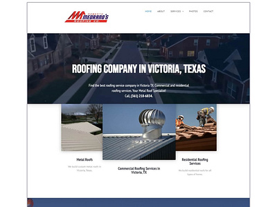 Medrano Roofing - Website + Branding