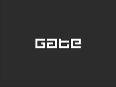 Logo for PR agency Gate design graphic design logo minimal pr agency