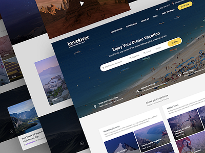 Travelover - Travel Agency Template tour tourism travel trip