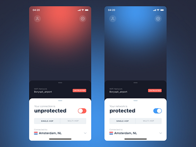 VPN tool app app design ios ios app mobile app mobile ui vpn