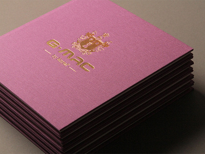 G-mac by Kartel brand book book crest foil gold golf identity logo purple sport