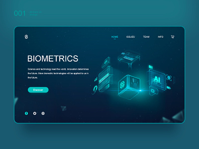 Biometrics artificial intelligence color future ui ux web 原创 向量 插图 设计