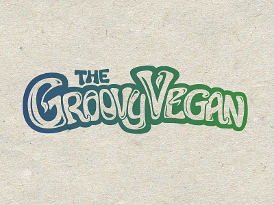 The Groovy Vegan branding groovy logo vegan