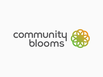 Community Blooms Logo Concept 1 branding flower logo