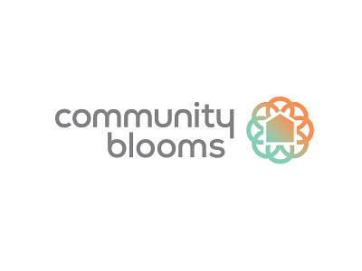 Community Blooms Logo Final Version flower logo