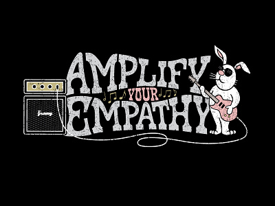 Amplify Your Empathy illustration tshirt design