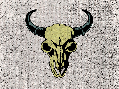 Buffalo Skull buffalo illustration skull