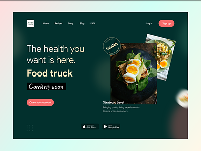 Food truck - Korean online food ordering platform