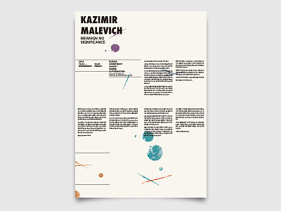 Leaflet Design _ Kazimir Malevich 02