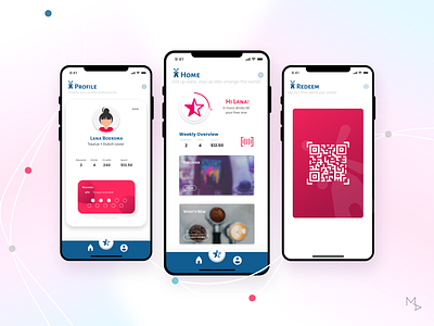 DutchRewards adobexd appdesign clean coffee interface ios minimal mobile ui ux web