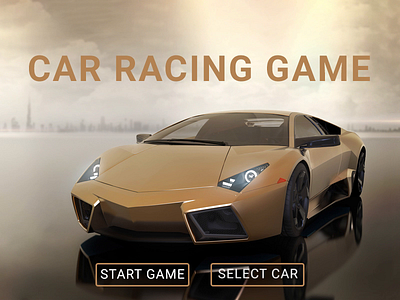 Car Racing Game - select car page animation car car game color design dribbble game game animation game app motion race racer racing sound design specscale typography ui ux web webpage