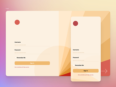 Sign Up Page concept dailyui desktop figma ios mobile signup uidesign