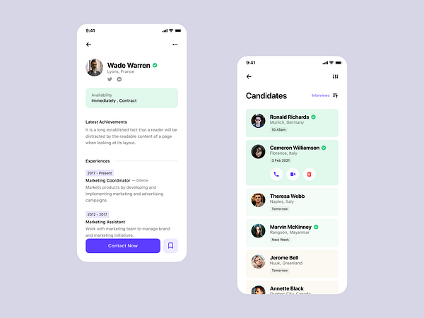 Candidate Profile designs, themes, templates and downloadable graphic ...