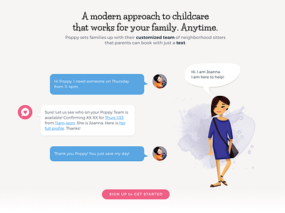 Simply Booking childcare organic process text