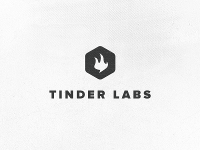 Tinder Labs Logo V1 logo mark mono tinder labs